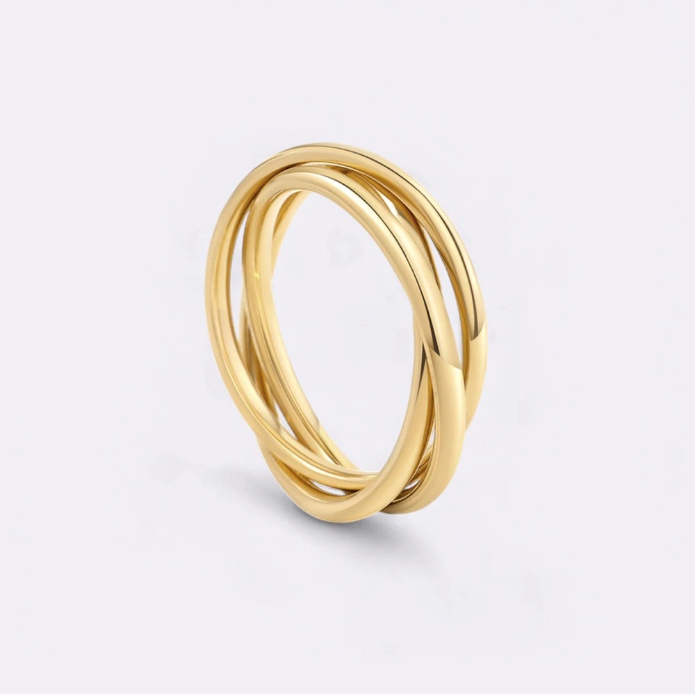 Mint&Lily Fidget Ring (Gold Plated) Size 10